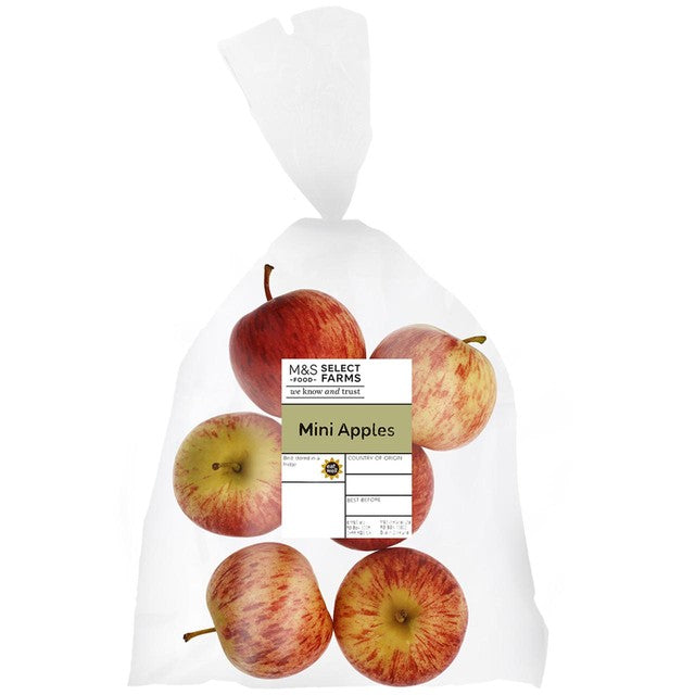 M&S mini apples 6-pack, imported from the UK