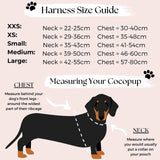 Cocopup London Pupberry Fields adjustable dog harness medium - British product
