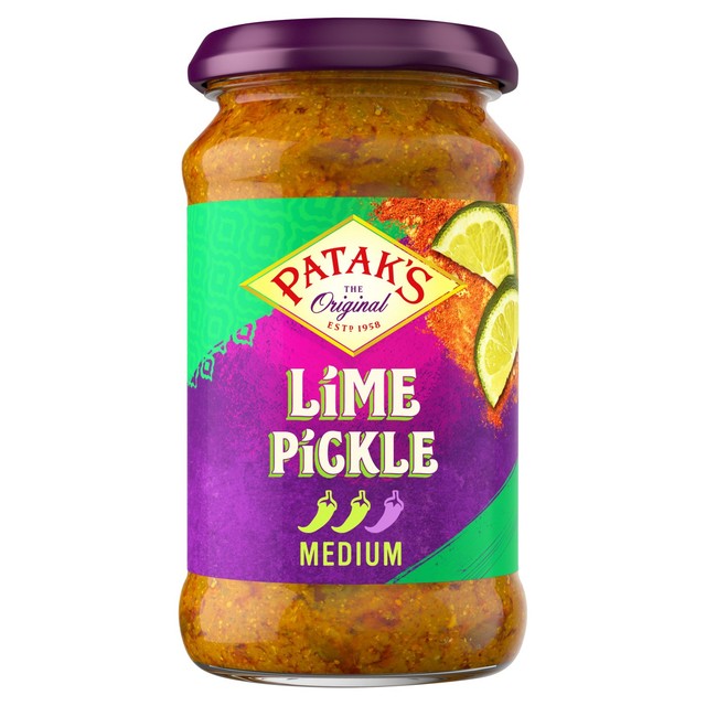 Patak's lime pickle 283g, imported from the UK