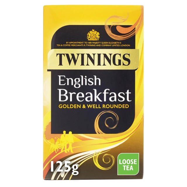 Twinings English Breakfast loose leaf tea 125g (British brand)