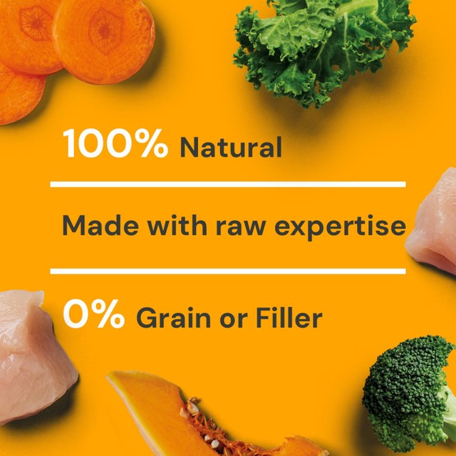 Nutriment chicken formula raw dog food 500g, imported from the UK