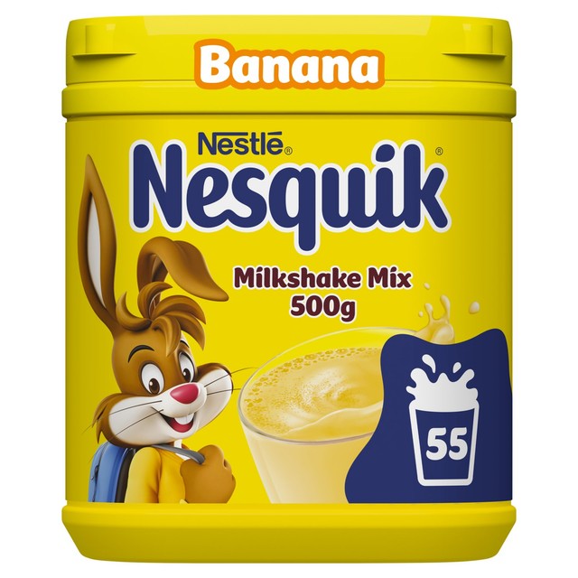 Nesquik Banana Milkshake Powder 500g, imported from the UK