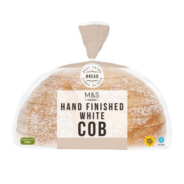 M&S Hand Finished White Cob 450g, imported from the UK
