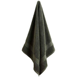 M&S Cotton Hand Towel Moss Green, imported from the UK