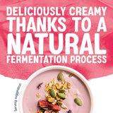 Alpro blueberry cherry dairy-free yogurt alternative 4 x 125g pack - British product