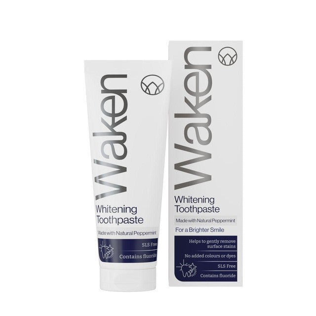 Waken Whitening Toothpaste PepperMint 75ml (British brand)