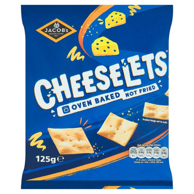 Jacob's Cheeselets Cheese Flavour Snack Biscuits 125g