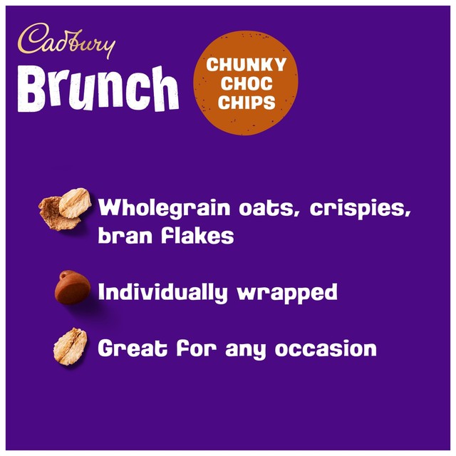 Cadbury chocolate chip cereal bar 112g - British product