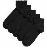 M&S black ankle socks size 6-8, imported from the UK