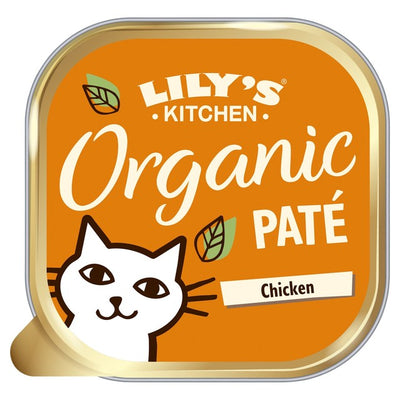 Lily's Kitchen Organic Chicken Dinner for Cats Paté 85g