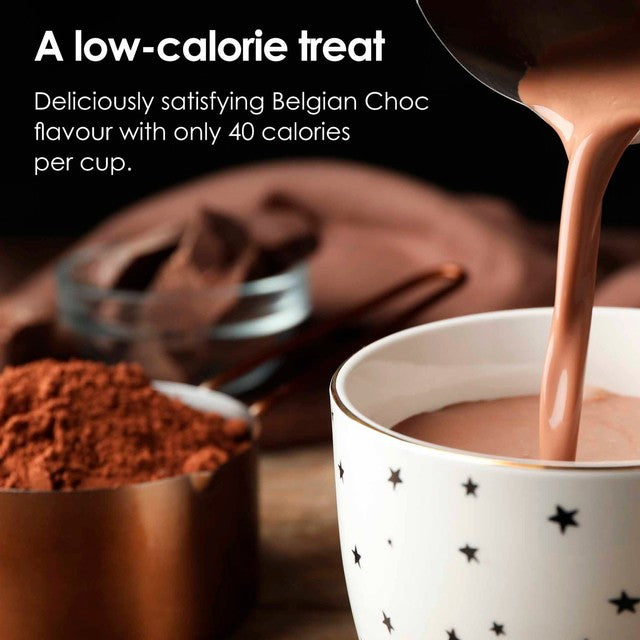 Options Belgian hot chocolate drink 220g, imported from the UK