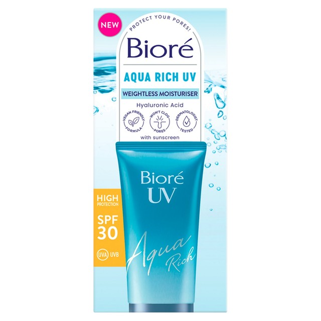 Biore UV Aqua Rich Water Essence Sunscreen SPF30 50ml - British product
