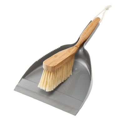 Addis Bambus Kehrschaufel und Bürste Set Hausreinigung 38 x 23 cm
