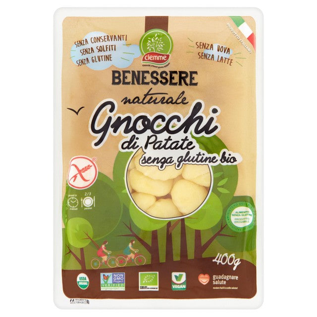 Ciemme Gluten Free Organic Potato Gnocchi 400g - British product