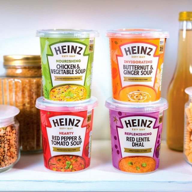 Heinz chicken and vegetable soup pot 400g, UK version