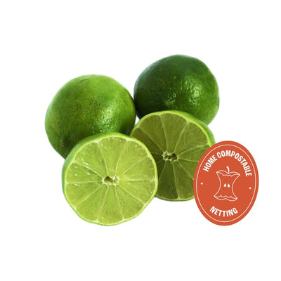 Wholegood Organic Unwaxed Limes Fresh Fruit 3 Pack