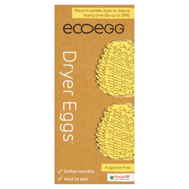 Ecoegg Fragrance Free Dryer Egg 2 Pack - British product