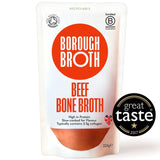 Borough Broth Beef Bone Broth Grass-Fed Organic 324g - British product
