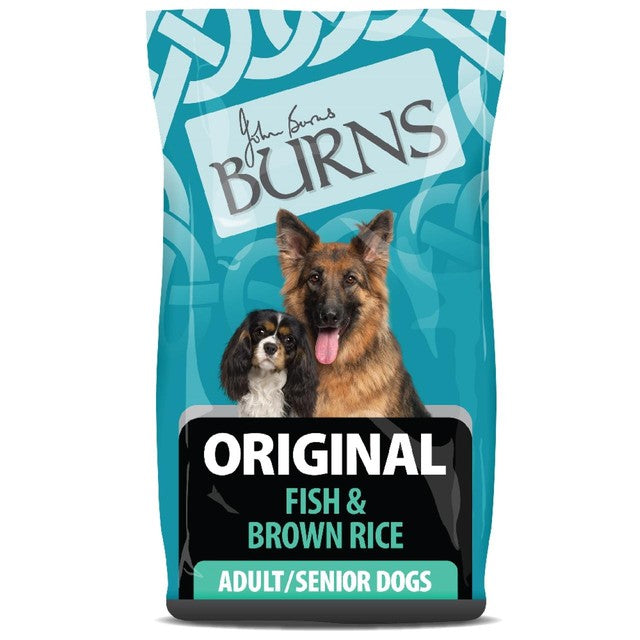 Burns Original Fish & Brown Rice Dry Dog Food 2kg - British product