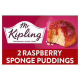 Mr Kipling raspberry sponge pudding, imported from the UK