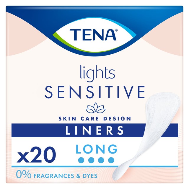 TENA Lights Long Incontinence Liners 20 pack, UK version