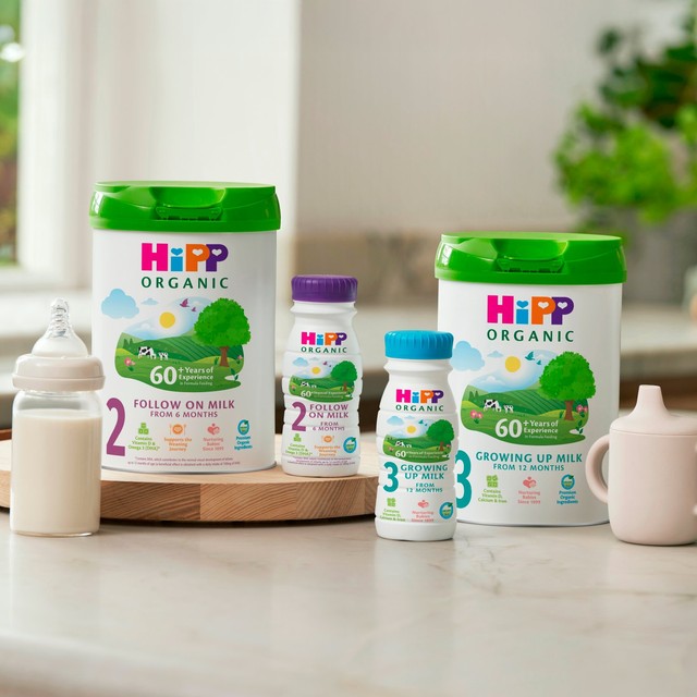 HiPP organic follow on milk powder for babies from 6 months, 800g tin, UK version