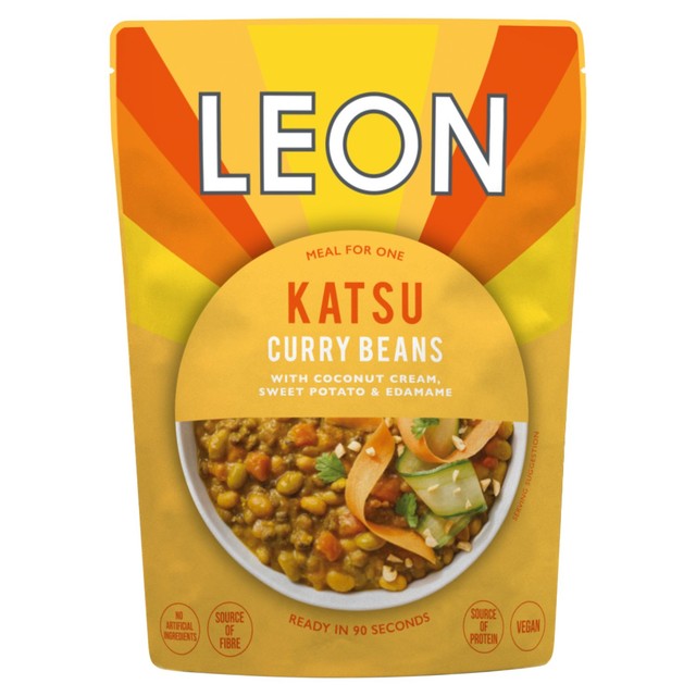 Leon Katsu Curry Beans ready meal 250g, UK version