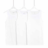 M&S mens cotton sleeveless vest 3 pack white XXL, imported from the UK