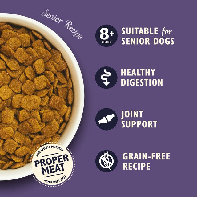 Lily's Kitchen Turkey & Trout Senior Recipe dry dog food 2.5kg, UK version