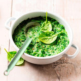 Picard organic chopped spinach with cream 600g, imported from the UK