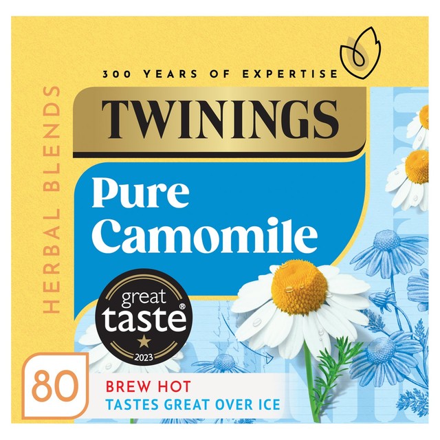 Twinings camomile tea bags (British brand)