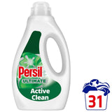 Persil Ultimate Active Clean Bio laundry detergent 837ml, imported from the UK