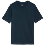 M&S Mens Regular Fit Pure Cotton Crew Neck T-Shirt, S, Navy