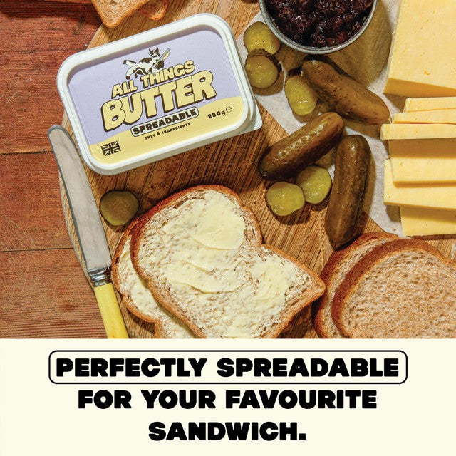 All Things Butter salted spreadable butter 250g - British product