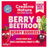 Creative Nature berry and beetroot snack bars multipack 4x25g - British product