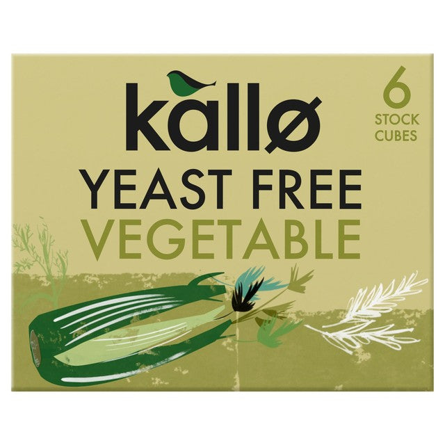 Kallo Yeast Free Vegetable Stock Cubes 6 x 11g, UK version