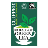 Clipper Organic Fairtrade Green Tea 40 Bags - British product