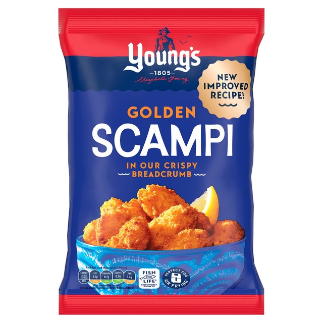 Young's Golden Scampi 220g (British brand)