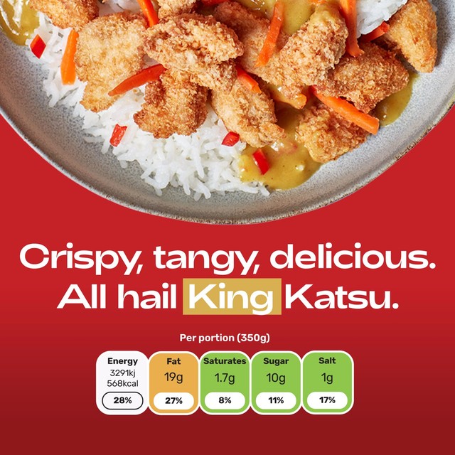 GSN Breaded Chicken Katsu Protein Curry frozen meal 350g - British product