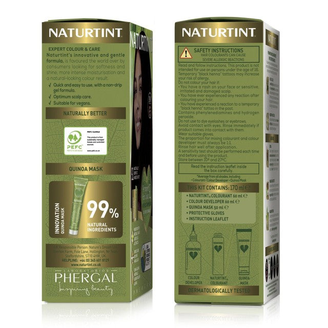 Naturtint hair colour 5N Light Chestnut Brown, imported from the UK