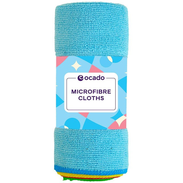 Ocado microfibre cleaning cloths 4 pack (British brand)