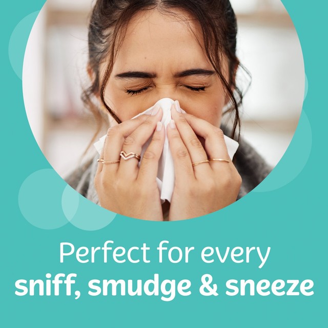 Kleenex Easy Breathe tissue box with natural eucalyptus and menthol 56 tissues, UK version