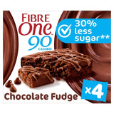 Fibre One chocolate fudge brownie squares 4 x 24g - British product