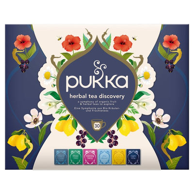 Pukka Herbal Discovery Gift Box Organic Fruit and Herbal Tea Selection Pack of 30