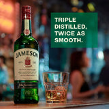 Jameson triple distilled blended Irish whiskey 1L, UK version