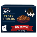Felix Tasty Shreds Farm Selection gravy cat food multipack - British product