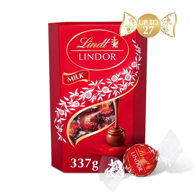 Lindt Lindor Milk Chocolate Truffles 337g, UK version