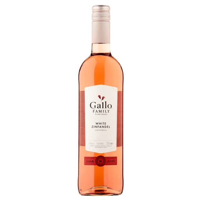 Gallo Family Vineyards White Zinfandel rose wine 75cl, UK version