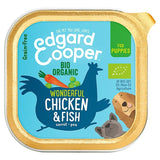 Edgard Cooper puppy wet dog food organic chicken fish - British product
