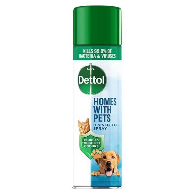 Dettol Pets Disinfectant Spray for homes with pets 300ml - British product